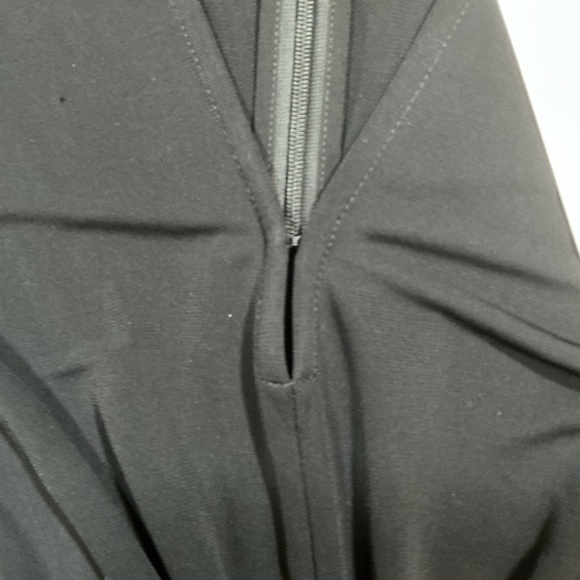 Diane von Furstenberg DVF Black Jersey Dress Midi Long Sleeve Size Medium NWT - Picture 12 of 16